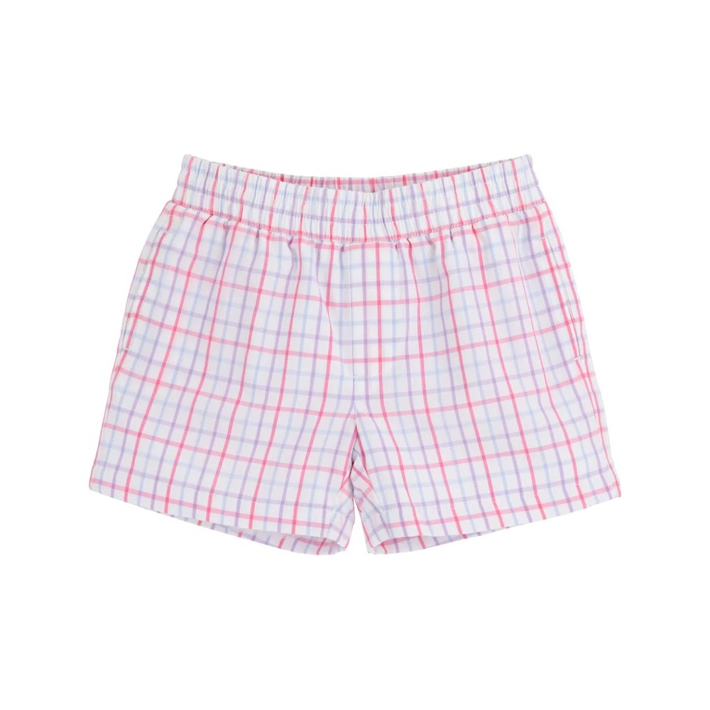 Plaid Pink and Blue Shorts